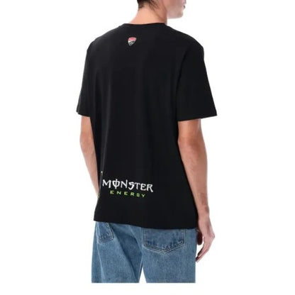 Ducati Red Heart Monster Mens TShirt - Black