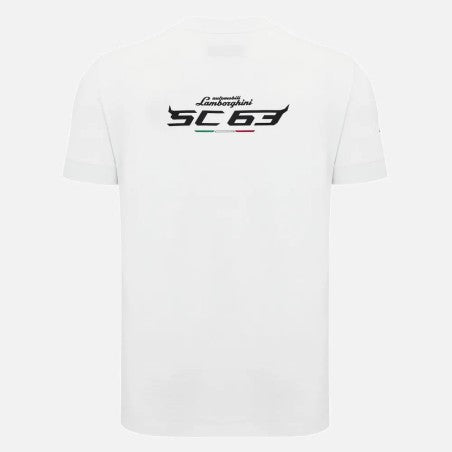 Lamborghini SC Men's Sports T-Shirt - White