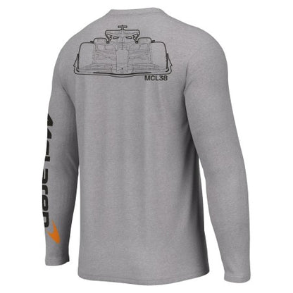 McLaren Men's Long Sleeve T-Shirt - Grey
