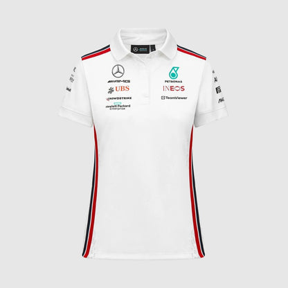 Mercedes AMG F1 Womens 2023 Team Polo Shirt