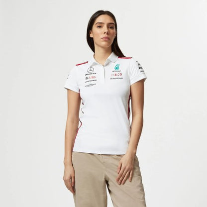 Mercedes AMG F1 Womens 2023 Team Polo Shirt