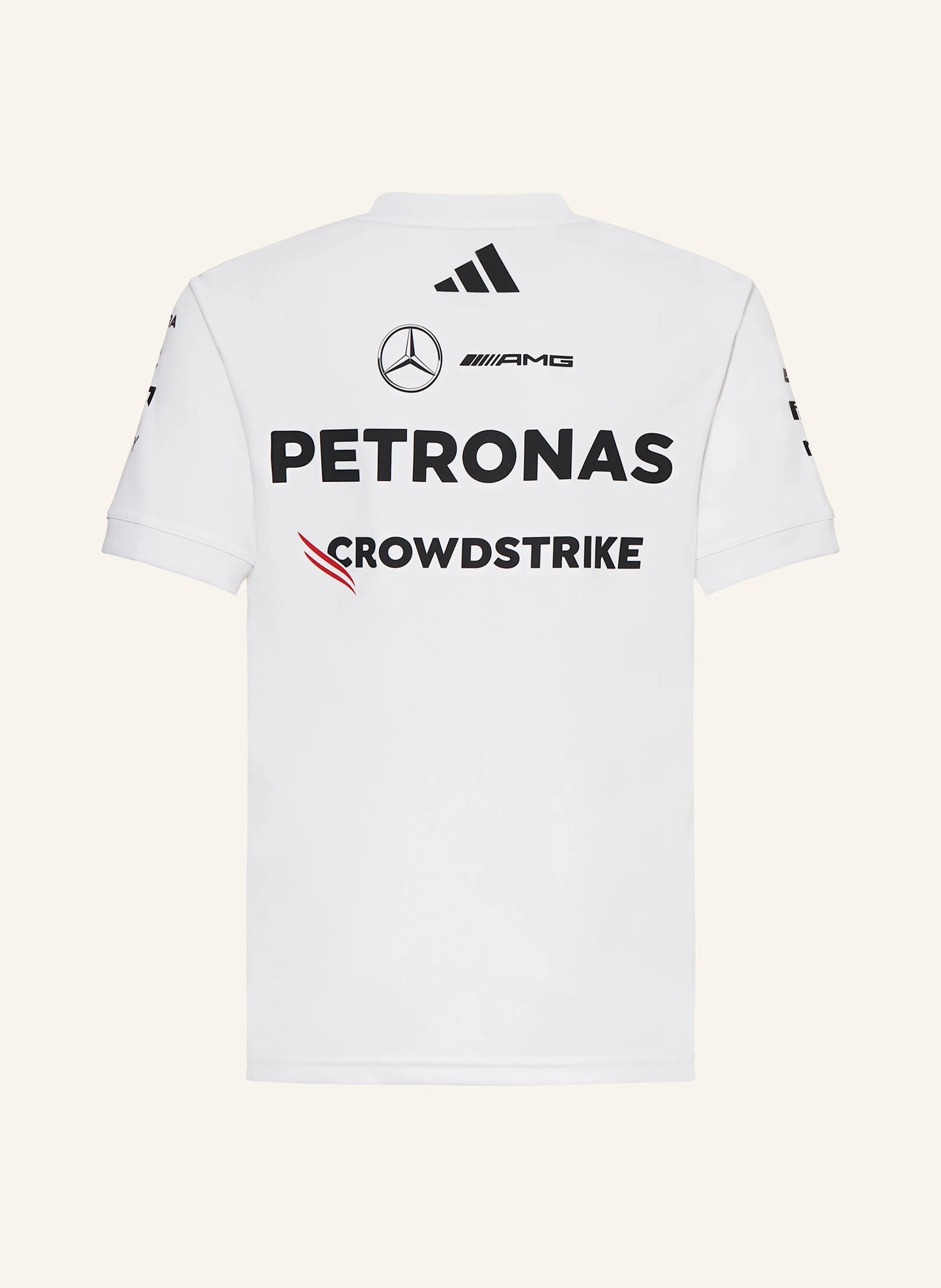Mercedes AMG Petronas F1 Adidas Team T-Shirt - White