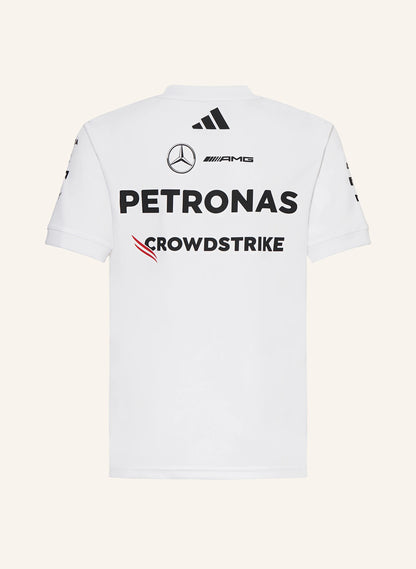 Mercedes AMG Petronas F1 Adidas Team T-Shirt - White
