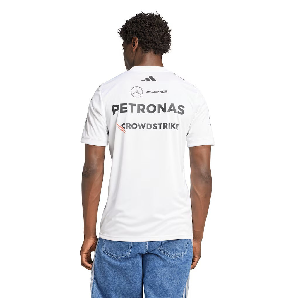 Mercedes AMG Petronas F1 Adidas Team T-Shirt - White