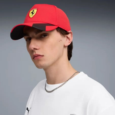 Scuderia Ferrari Mens Puma Baseball Cap - Red