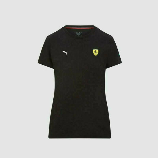 Scuderia Ferrari Women's Puma Small Shield Logo T-Shirt