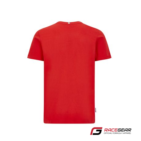 Scuderia Ferrari Fanwear Mens Small Shield Tee Red