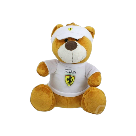 Ferrari Teddy, F1 accessories, F1 merch, brand teddy bear, F1 bear, F1, formula 1 apparel, toys, F1 toys