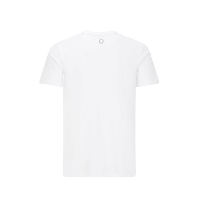 Mercedes Benz AMG Petronas Motorsport Men's Large Logo T-Shirt White