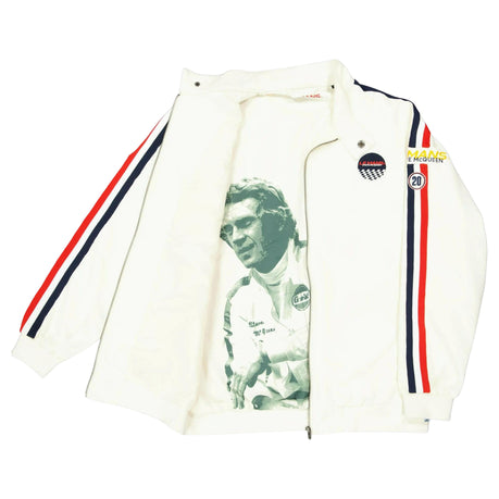 Steve McQueen Men's Racing 20 Jacket; exclusive gift, vintage style, King of cool , vintage cars, motorsport, fathers day gift, gift for older men, Le Mans, Porsche